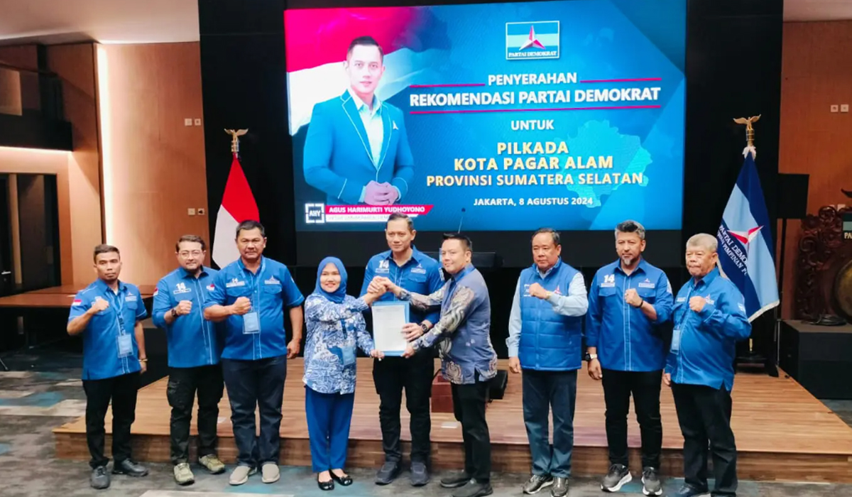 Sah! Pasangan Hepy-Epsi Dapat Dukungan Partai Demokrat, Maju di Pilkada Pagaralam 