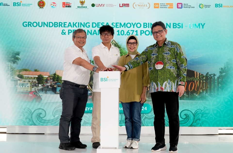 Perkuat Implementasi ESG, BSI Kembangkan Ekonomi dan Tanam Pohon di Desa Semoyo Yogyakarta