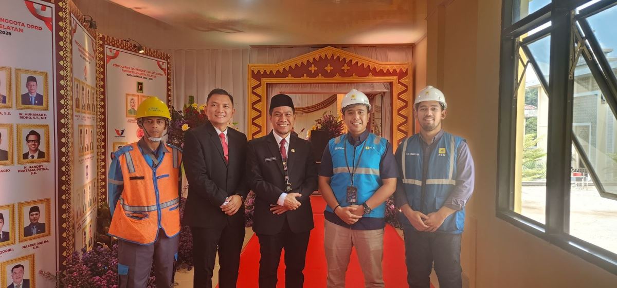 PLN UID S2JB Sukses Kawal Pasokan Listrik pada Acara Pengucapan Sumpah/Janji Anggota DPRD Provinsi Sumsel