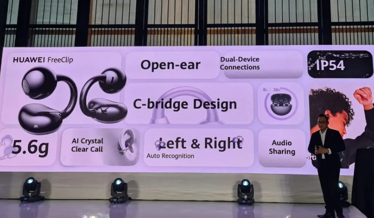 Spesifikasi Lengkap Huawei FreeClip, TWS Open Air dengan Desain C-Bridge Pertama di Indonesia