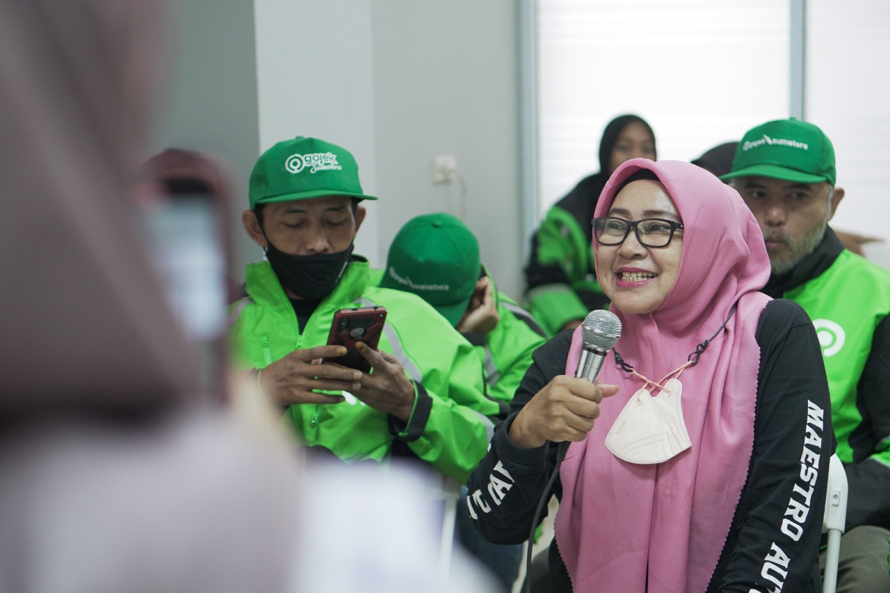 Gojek Edukasi Mitra Driver Palembang Jadi Pelopor Ciptakan Ruang Publik Aman
