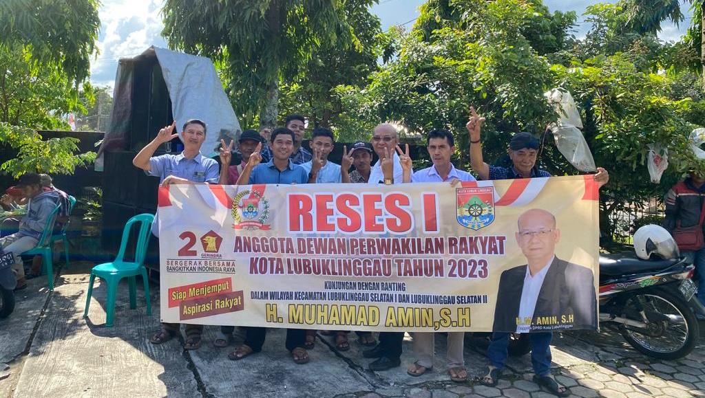 Ratusan Warga Ikuti Reses Anggota DPRD Kota Lubuklinggau HM Amin