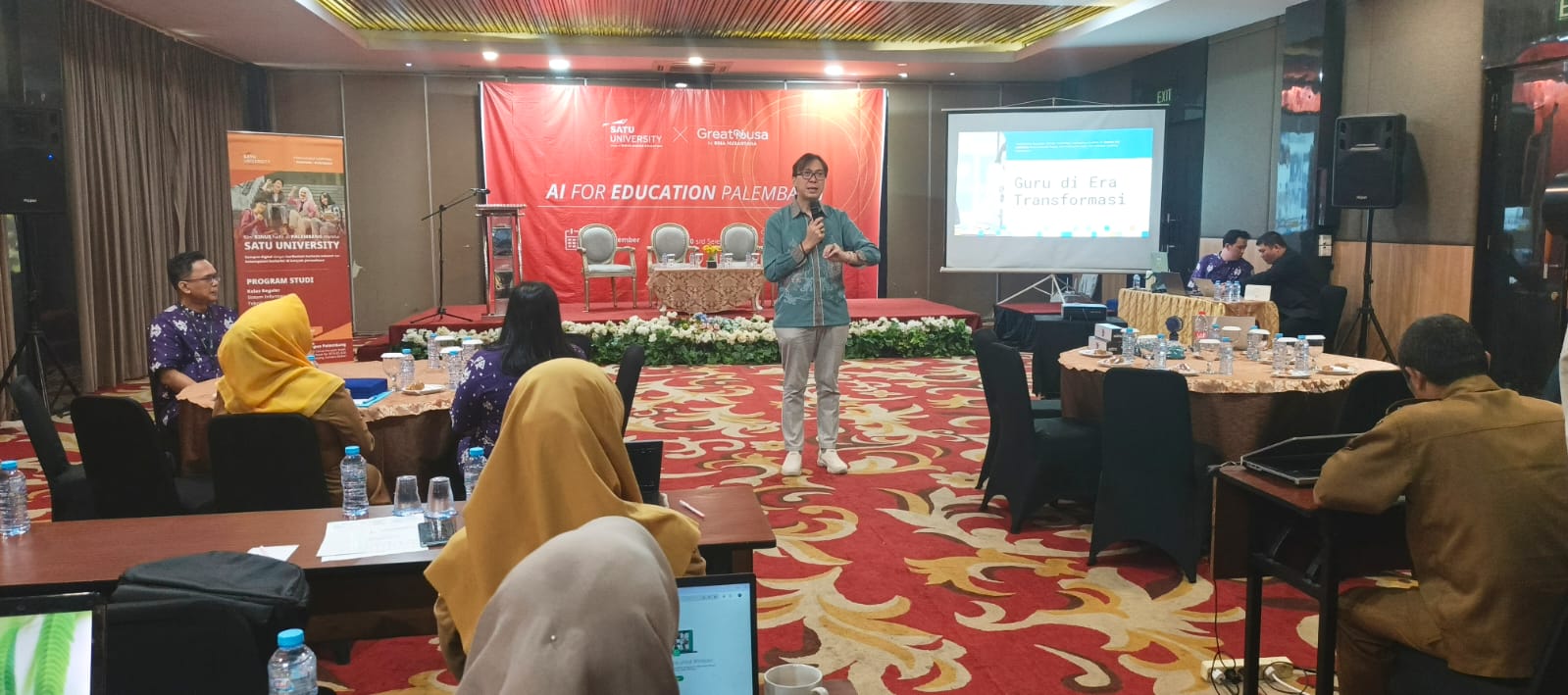 SATU University  Gelar Pelatihan AI bagi Guru SMA/SMK se-Kota Palembang, Dukung Penuh Pendidikan