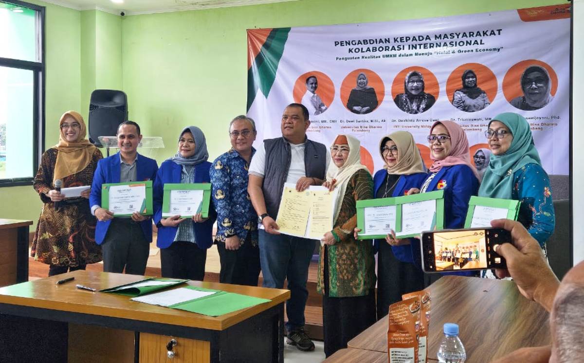 UBD Gelar PKM Internasional Gandeng Universitas Internasional INTI Malaysia dan Unisba