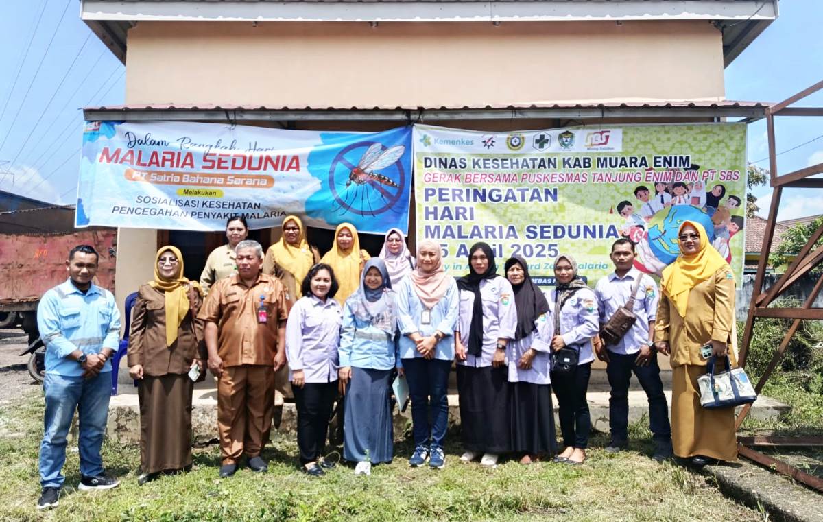 Hari Malaria Sedunia, PT SBS Gelar Sosialisasi Kesehatan Pencegahan Malaria