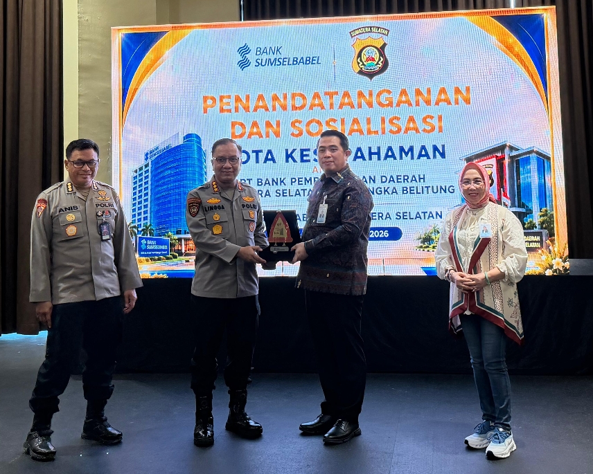 Bank Sumsel Babel dan Polda Sumsel Perkuat Sinergi Pengamanan Layanan Perbankan