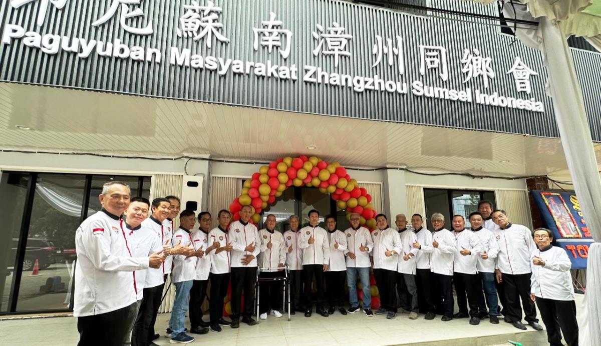 Paguyuban Masyarakat Zhangzhou Sumsel Indonesia Resmikan Kantor Baru