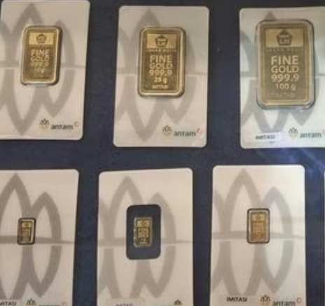 Cek Harga Emas Antam Hari Ini, Logam Mulia Koreksi Rp 7 Ribu, Ukuran 1 Gram Turun Jadi Rp di 2,2 Juta