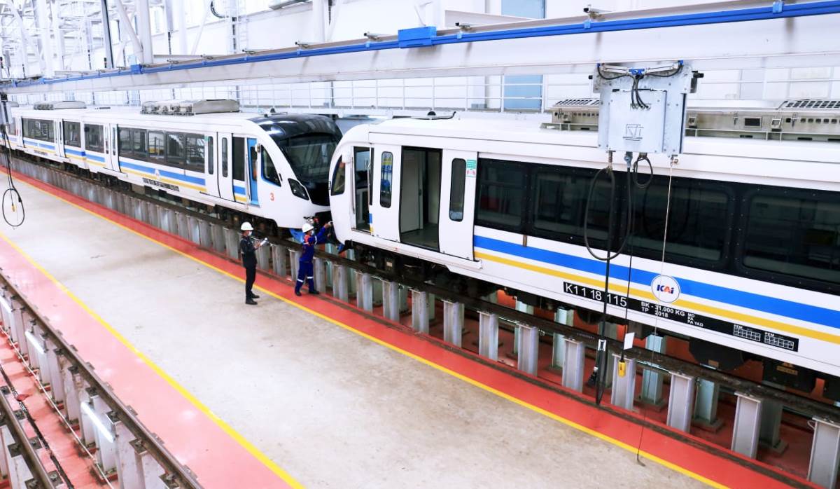 KAI Divre III Palembang dan BPKARSS Optimalkan Perawatan Sarana di Depo LRT untuk Kelancaran Operasional