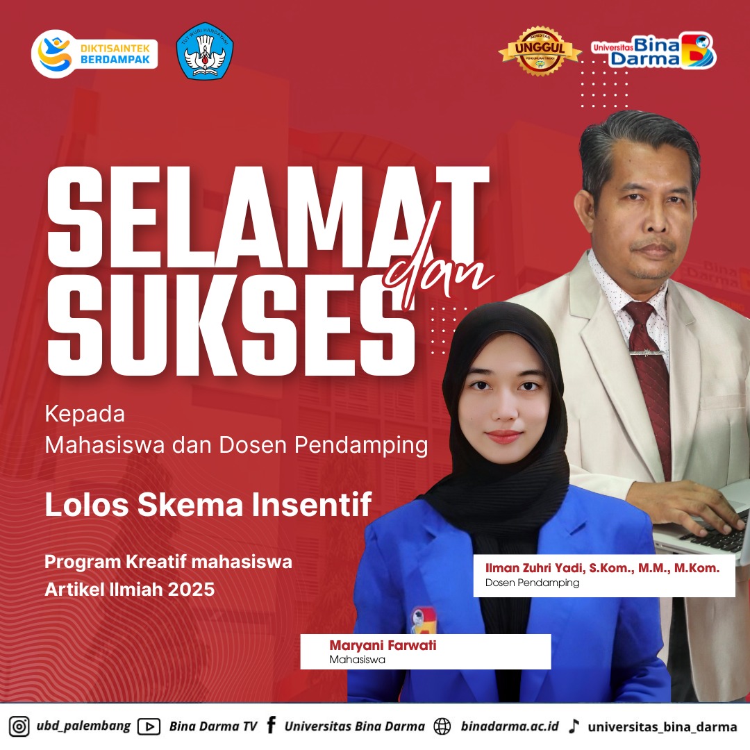 Universitas Bina Darma Kembali Ukir Prestasi di Kancah Nasional PKM Tahun 2025