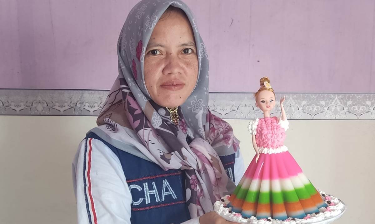 Lucunya, Ada Puding Barbie, Dijamin Bisa Dimakan dan Jadi Hantaran Pengantin, Ini Cara Membuatnya