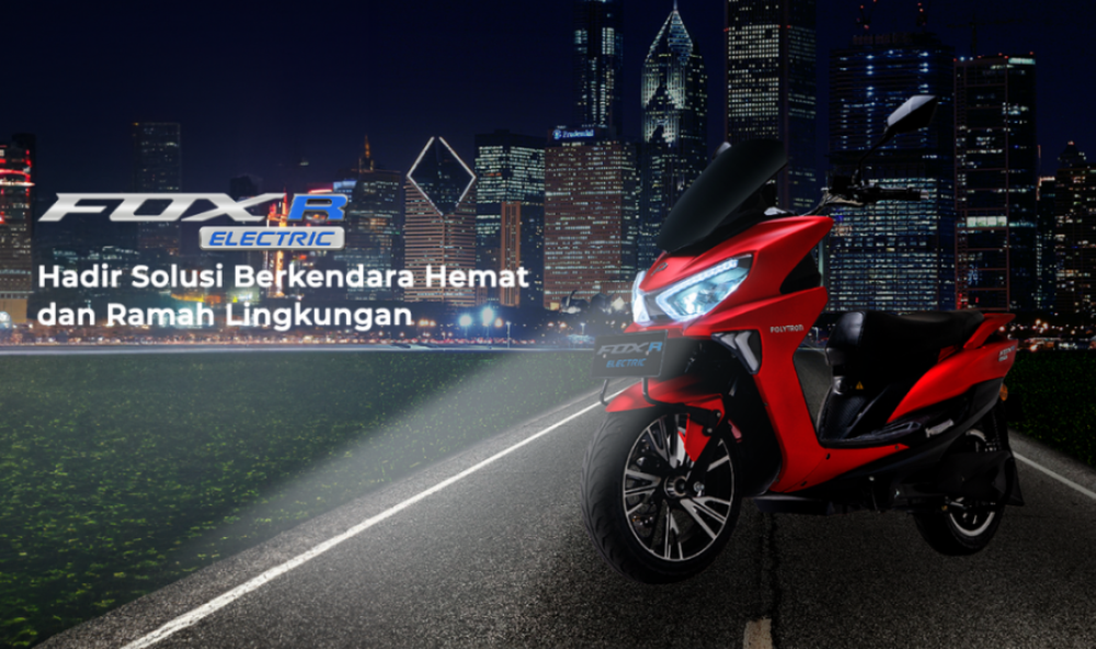 Update Terbaru Harga Motor Listrik Polytron FOX-R, Mirip Yamaha N-max Harga Murah Banget Bro