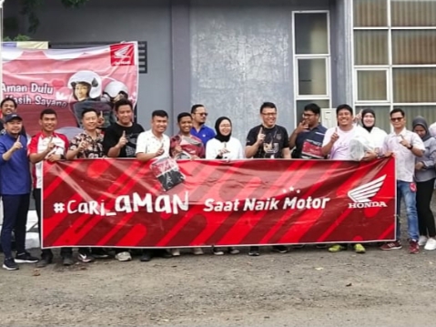 Astra Motor Sumsel Edukasi Dinas PUPR Berkendara Cari Aman