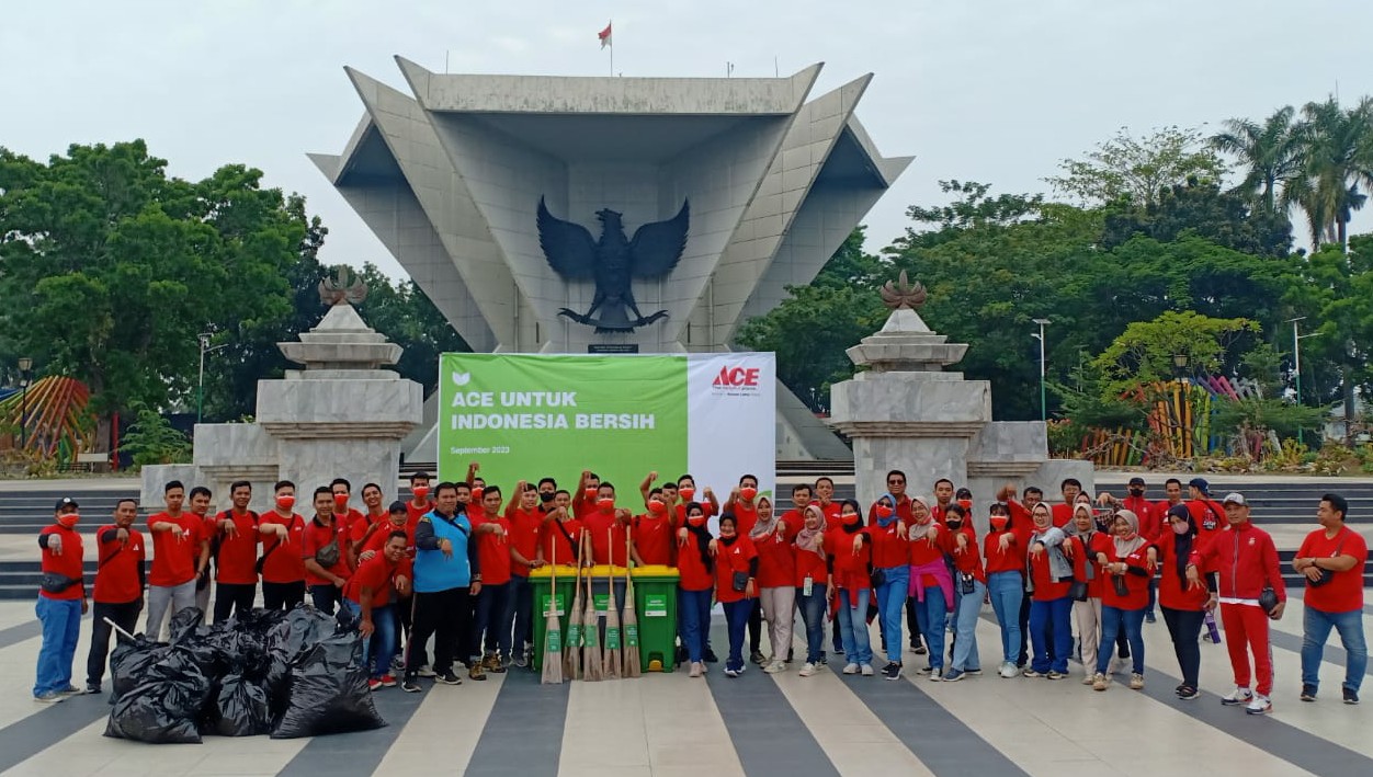 Monpera Makin Kinclong, ACE untuk Indonesia Bersih Hadir di Palembang