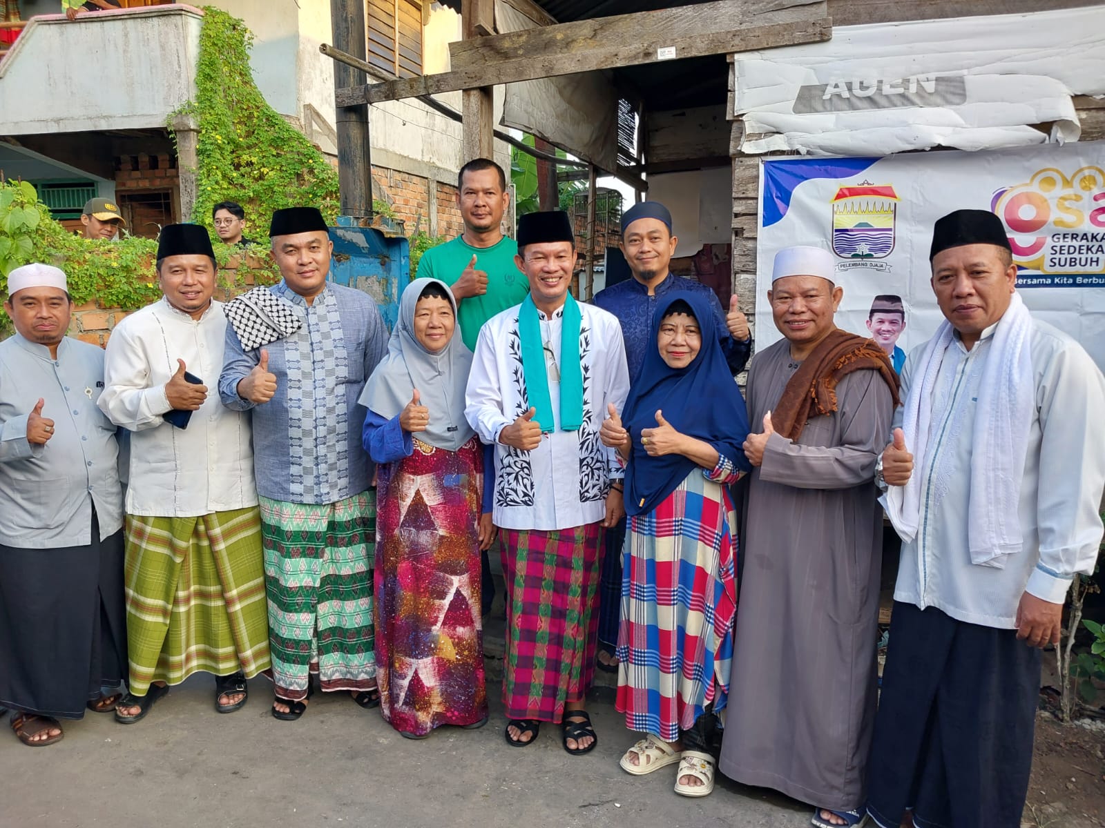 Walikota Palembang dan Baznas Realisasikan Bedah Rumah Warga di RT 19 Kelurahan Pahlawan