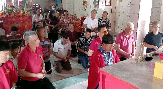 Sambut Hut Dewa Tjin Cu Cun Ong,  Kelenteng Tjing  Thio Kheng  Gelar Ritual'