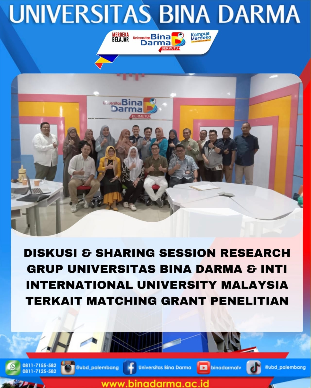 UBD dan INTI International University Malaysia Gelar Diskusi Sharing Session
