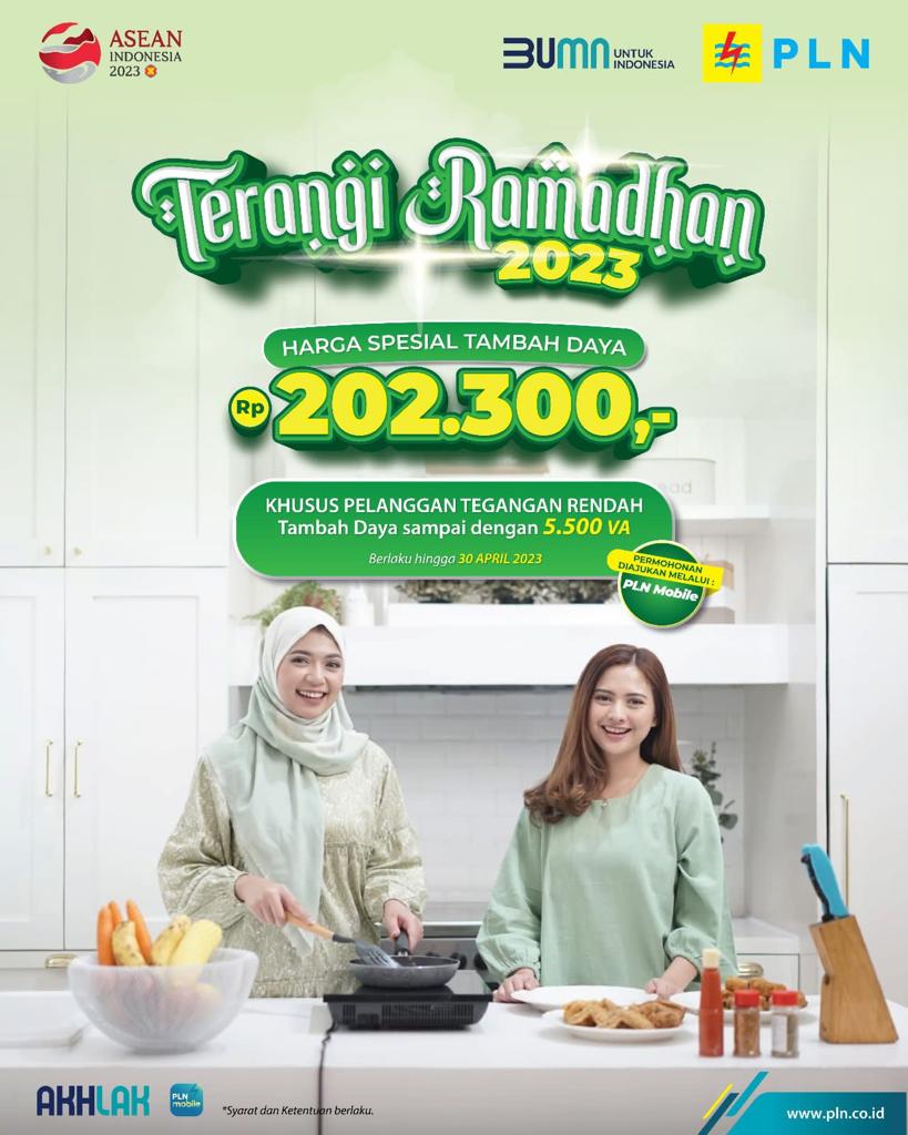 Promo Bulan Ramadan! PLN Beri Diskon Tambah Daya Hingga 5.500 VA Hanya 200 Ribu