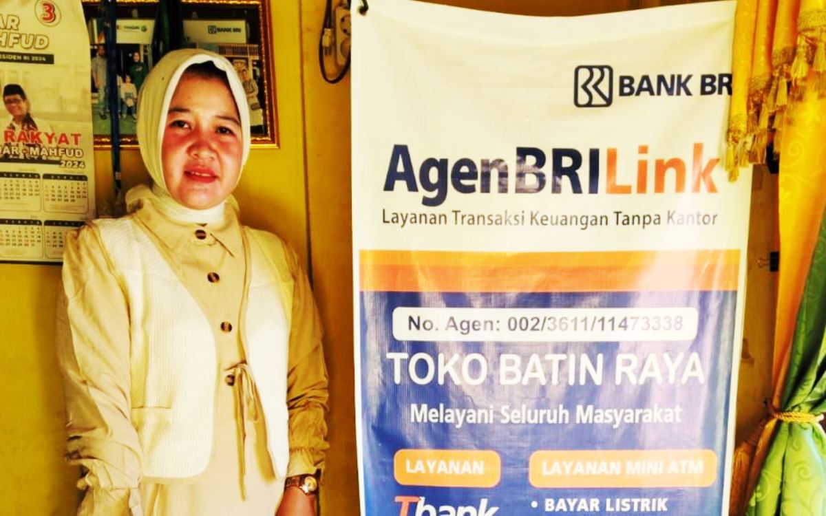 Permudah Tarik Tunai di Desa, Brilink Batin Raya juga Layani Penarikan Bantuan PKH 
