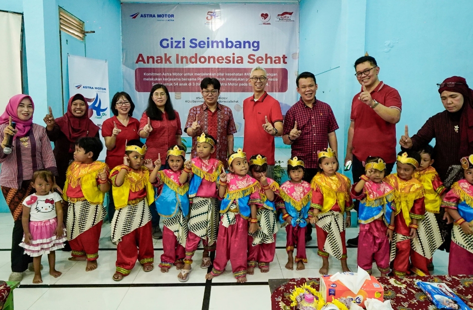 HUT ke-54 Tahun, Astra Motor Lakukan Pembinaan Posyandu di 3 Main Dealer Jawa Tengah, NTB dan Sumsel