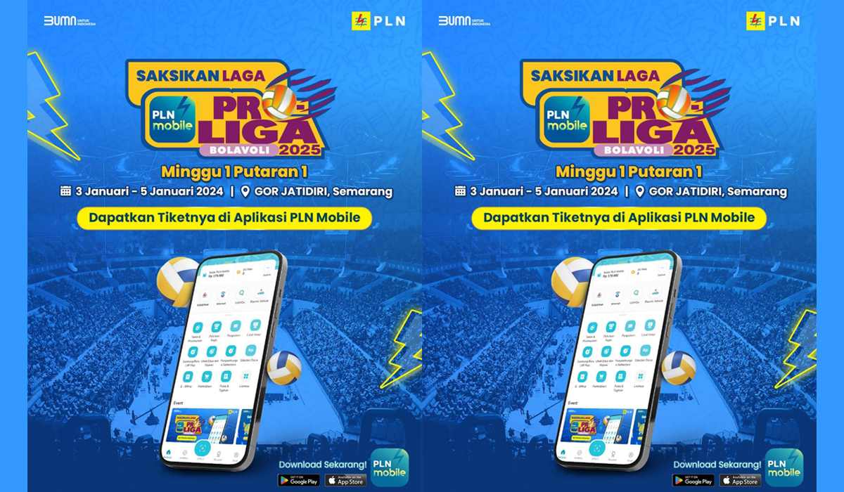 Tiket Proliga 2025 Pekan Pertama Tersedia di PLN Mobile, Begini Cara Pembeliannya!