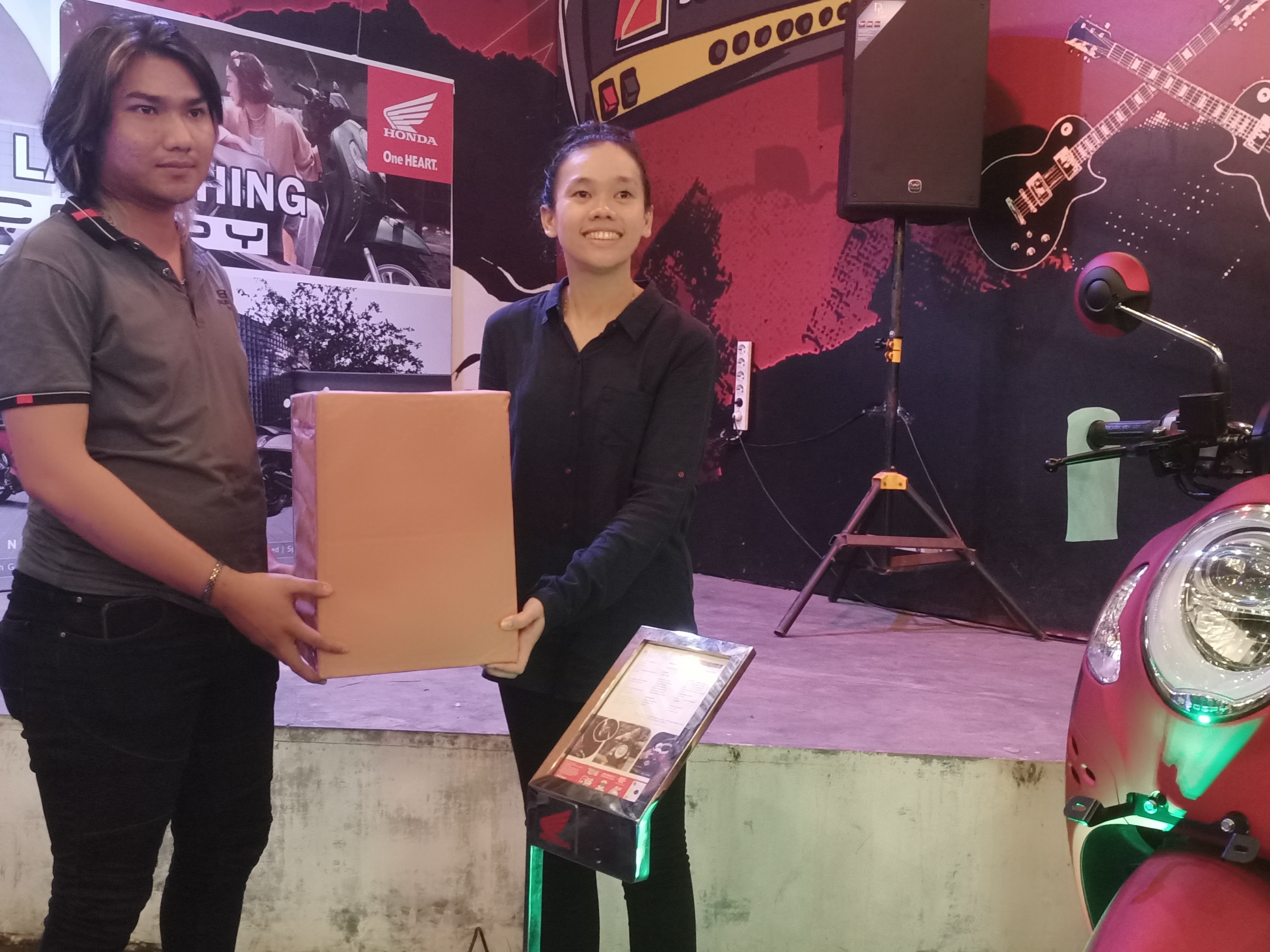 Meriahkan Timnas Indonesia vs Filipina, Astra Motor Sumsel Gelar Nobar dan Mini Launching New Honda Scoopy