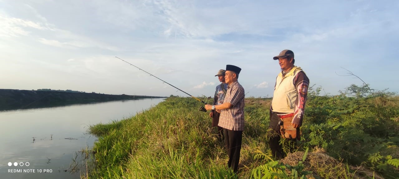 Komunitas Angler Sumsel Community Gelar Casting Bareng di Lebung Arab Ogan Ilir