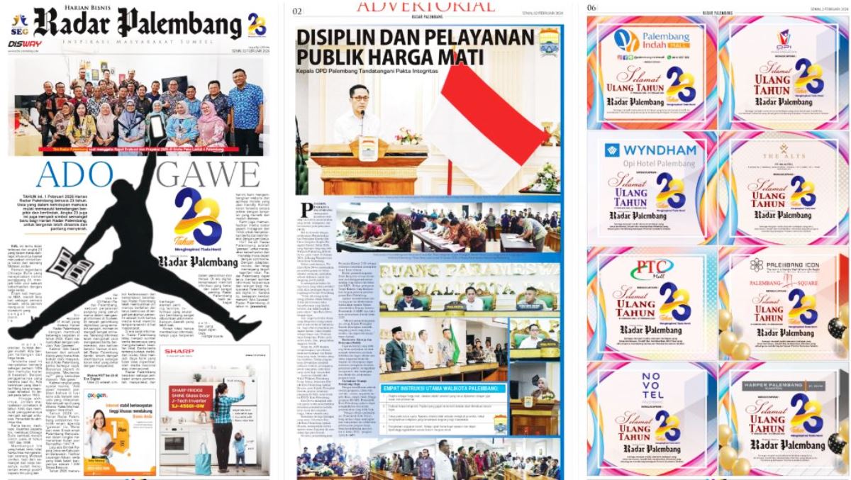 23 Tahun Harian Radar Palembang, Mengapa Ada Logo Jordan? 