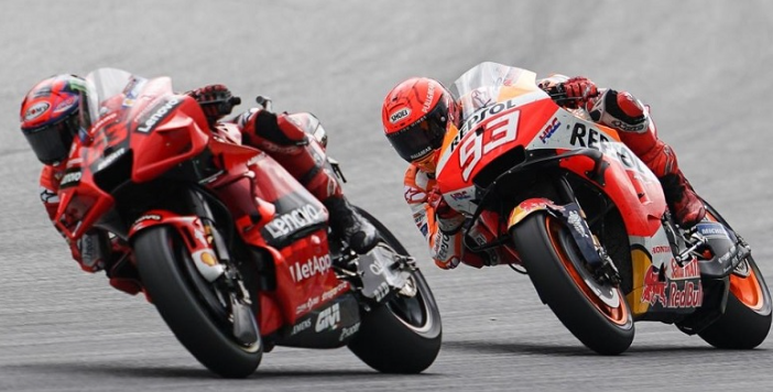 Kembali Berulah, Marc Marquez Buat Masalah dengan Francesco Bagnaia di Kualifikasi MotoGP Prancis 2023