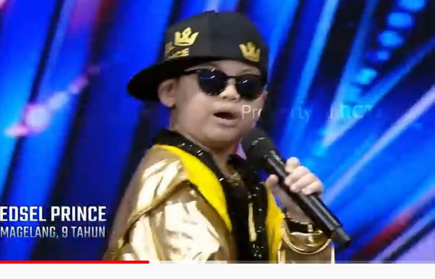 Kontestan Cilik Indonesia’s Got Talent, Edsel Prince Richtenstein Tampil Nge-Rapp Bikin Juri Terpesona