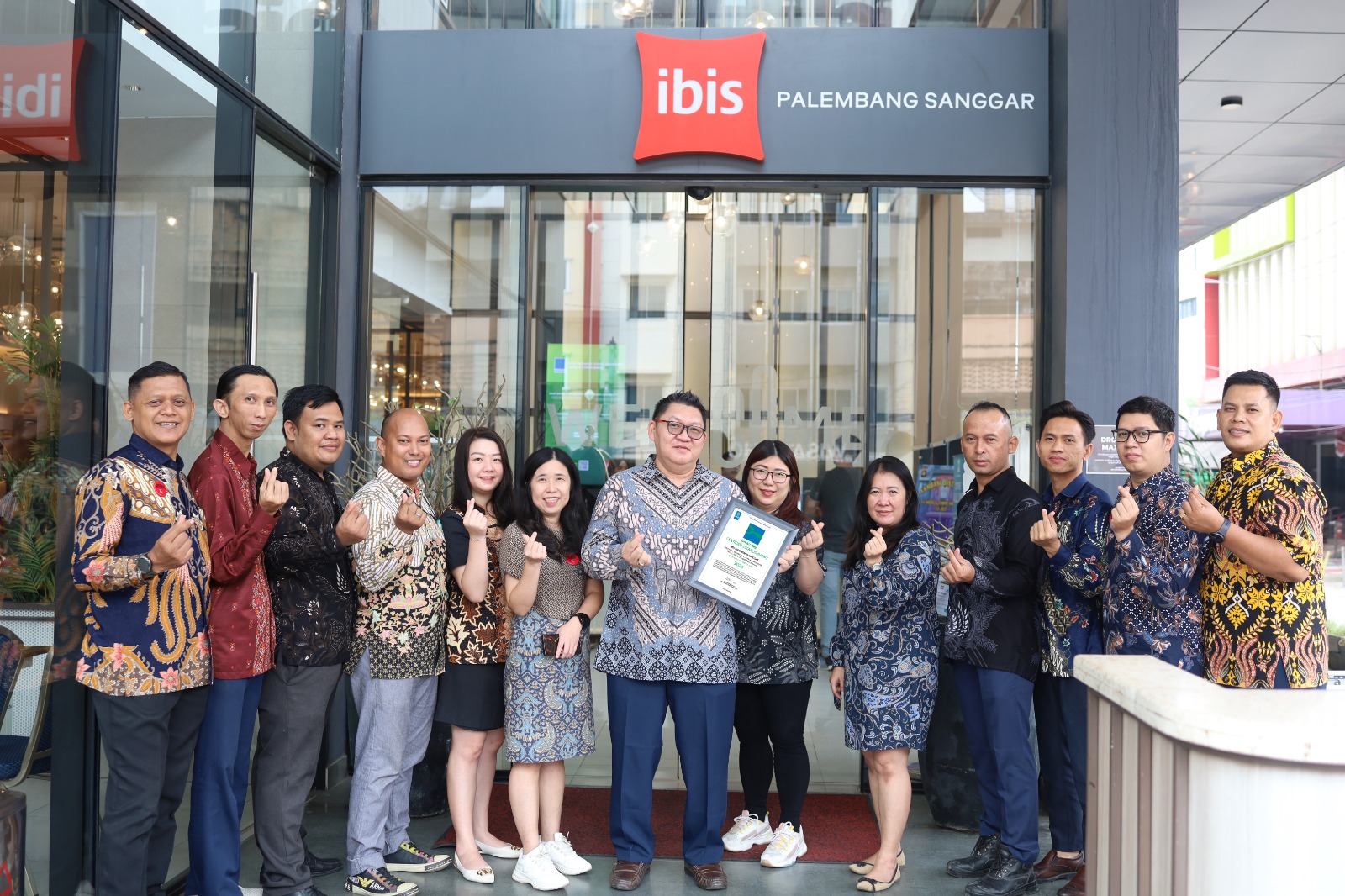 Ibis Palembang Sanggar Raih Sertifikasi Green Key, Penghargaan Bergengsi Tingkat Internasional