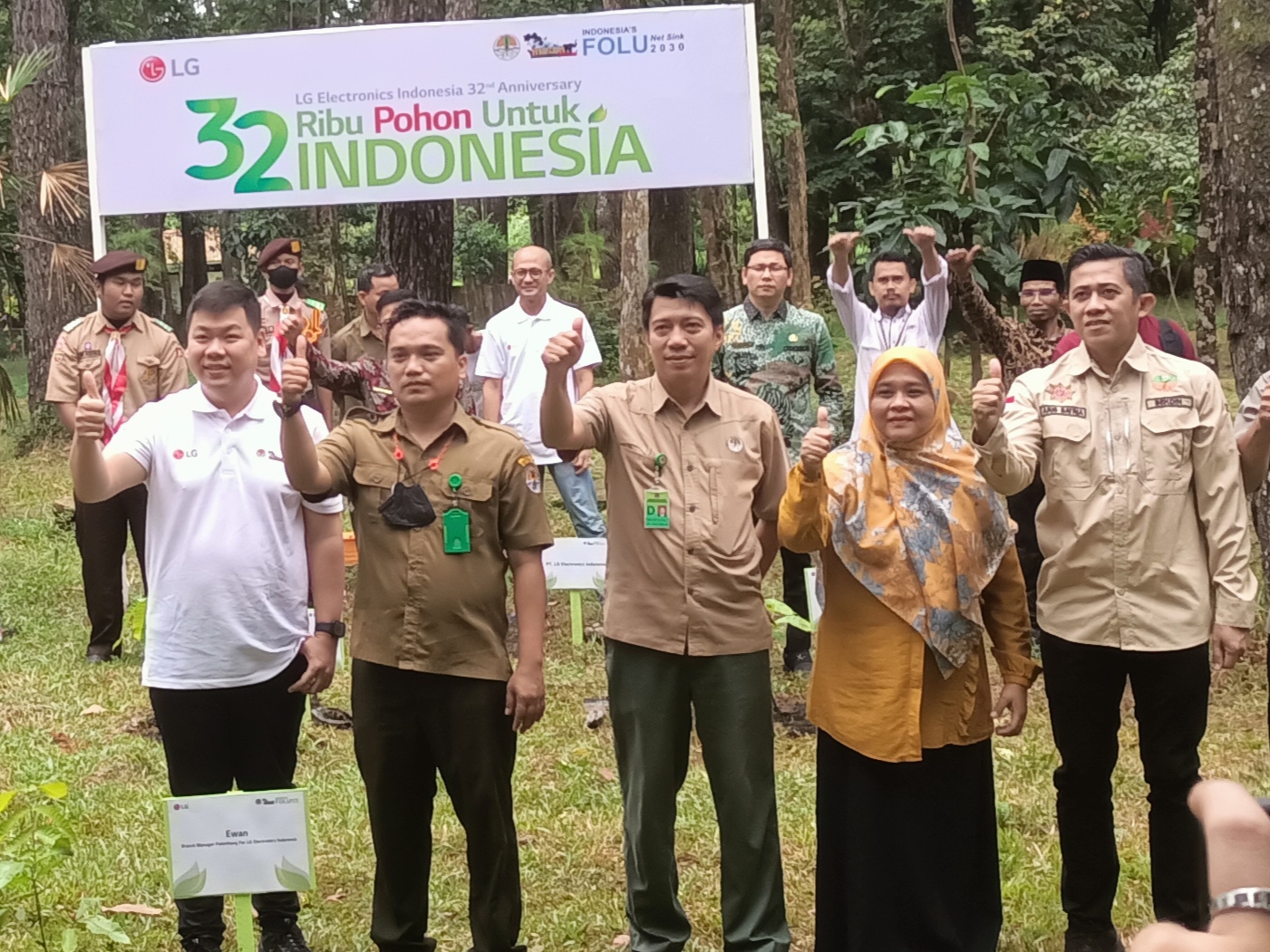 Kerjasama dengan BKSDA, 15 Ribu Bibit Tanaman dari LG Disebar ke 5 Daerah