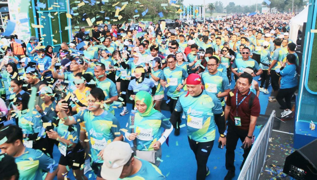 Pertama di Indonesia, Event Lari Electric Run 2024 Bebas Emisi dengan Listrik dari Genset Hidrogen