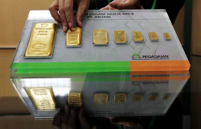 Harga Emas Antam Masih  Tinggi, Paling Murah di Rp 586.000 Per 0,5 Gram