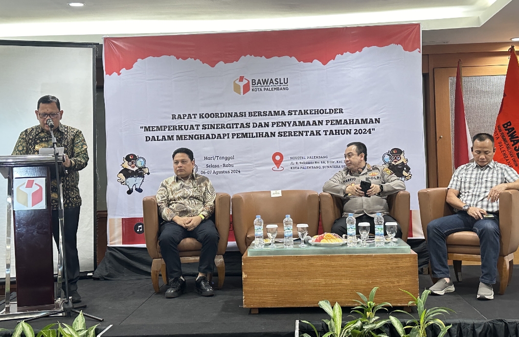 Rakor Bersama Stakeholder, Upaya Bawaslu Palembang Bangun Kolaborasi Menuju Pemilihan Serentak 2024  