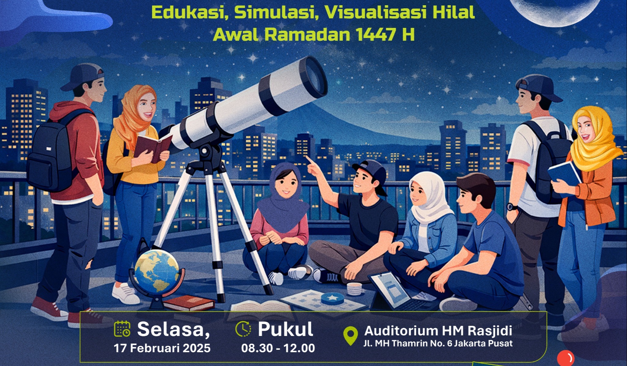 Buka Program Edukasi Pengamatan Hilal, Kemenag Ajak Konten Kreator Kuasai Hisab Rukyat