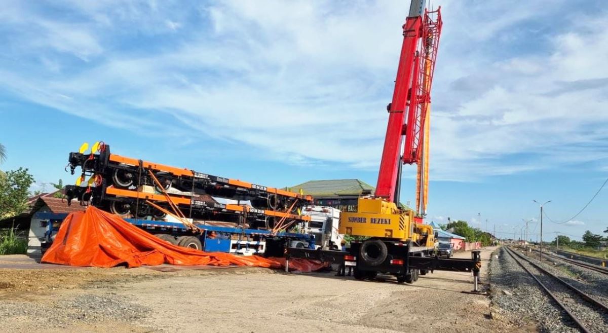 KAI Divre III Palembang Datangkan 60 Gerbong Datar untuk Perkuat Angkutan Batu Bara di Sumatera Selatan