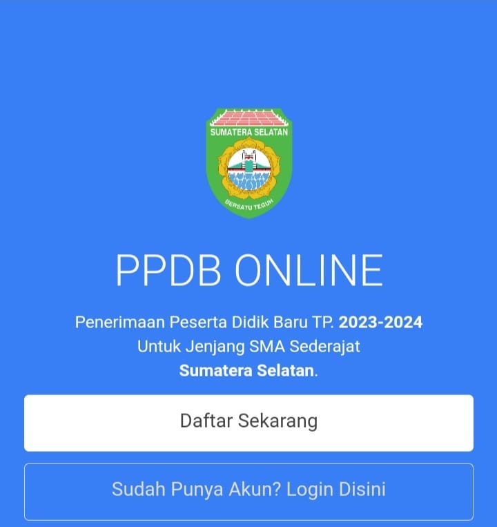 PPDB 2023 SMA Unggulan di Sumsel Resmi Dibuka Hari Ini, Cek Link Pendaftarannya