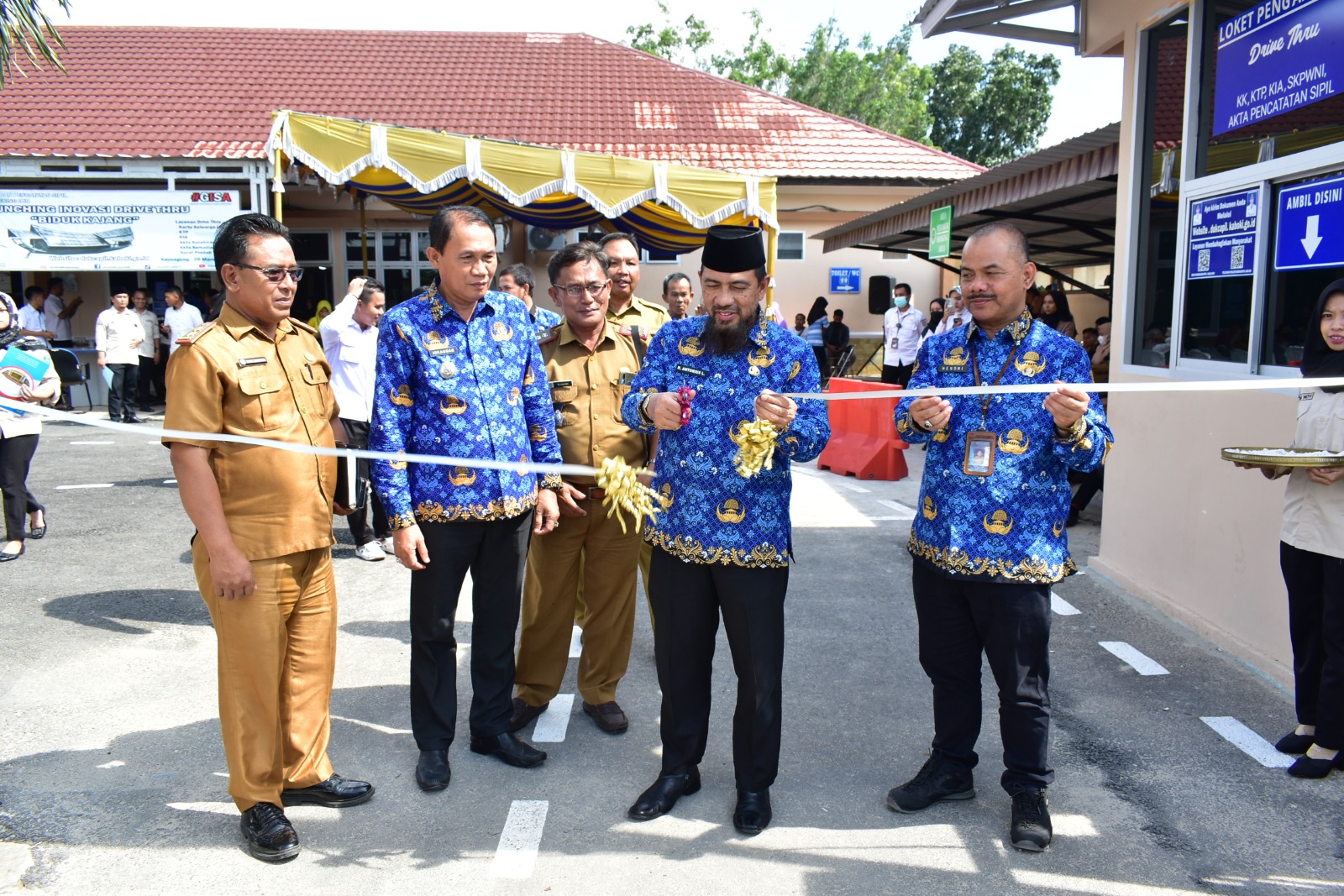 Makin Mudah, Urus Adminduk di Disdukcapil OKI Bisa Drive Thru 