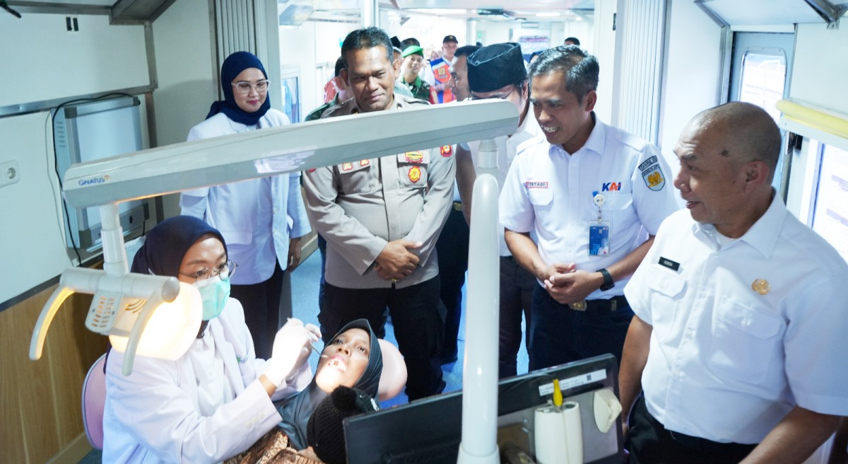KAI Divre III Palembang Kembali Hadirkan Rail Clinic untuk Peningkatan Kesehatan di Stasiun Payakabung OI