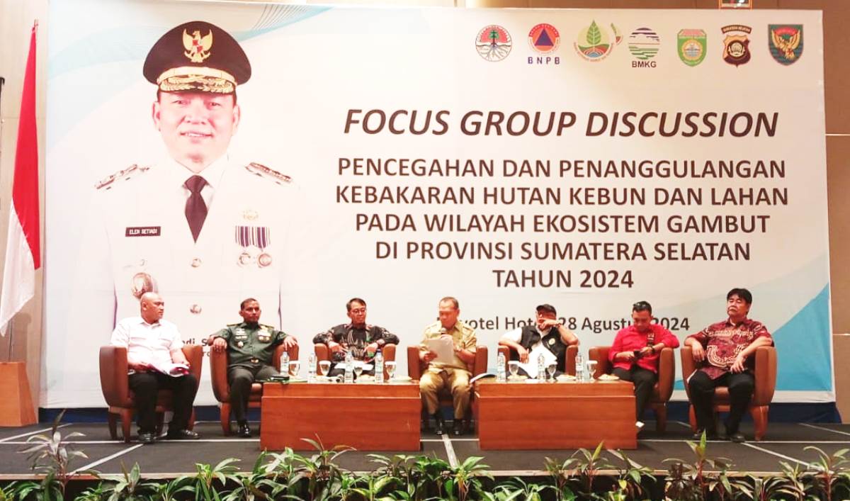 Wilayah Ekosistem Gambut jadi Fokus Karhutla, DLHP Sumsel gelar FGD Cari Solusi Bersama