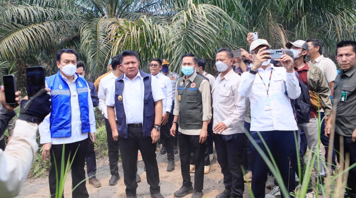  Herman Deru dan Wamen LH Perkuat Kolaborasi Pusat-Daerah Tangani Karhutla di Sumsel