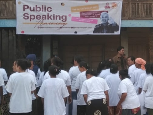Orang Muda Ganjar Sumsel Adakan Training Public Speaking di Kabupaten Pali