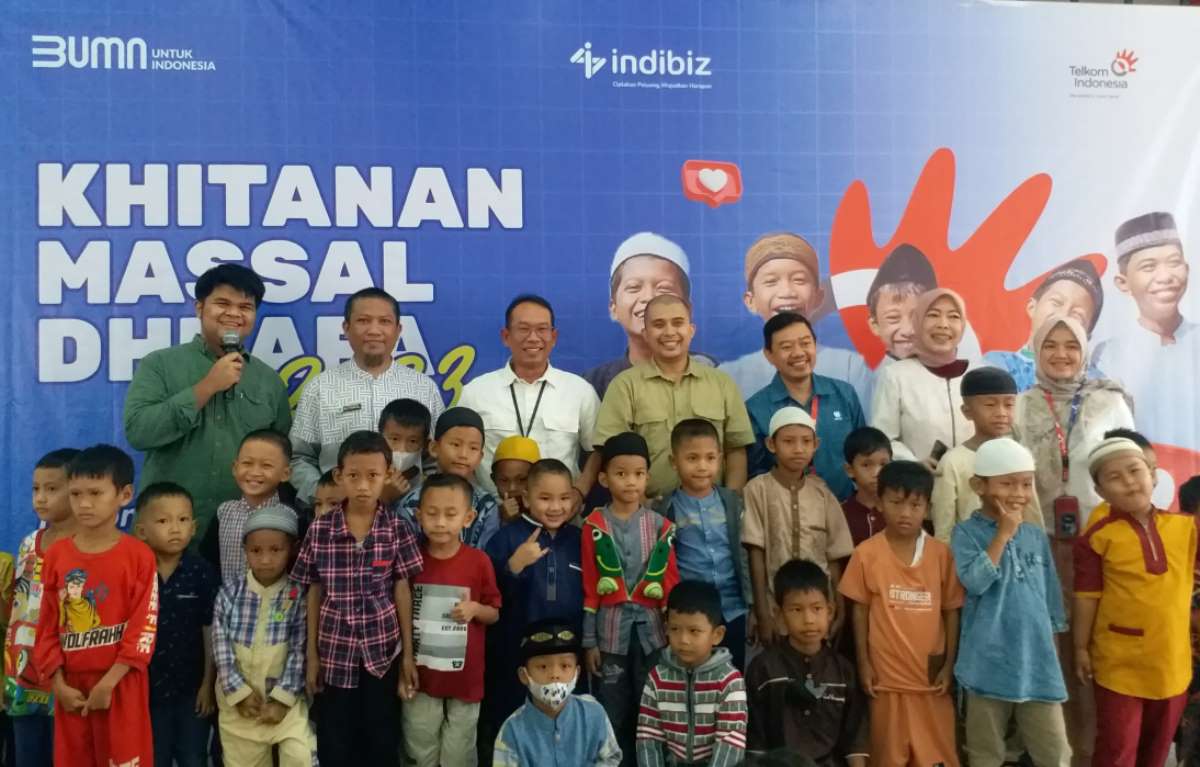 Wujud Penyaluran ZIS Karyawan, PT. TELKOM Witel Sumsel Menggelar Khitanan Masal Barokah di Palembang