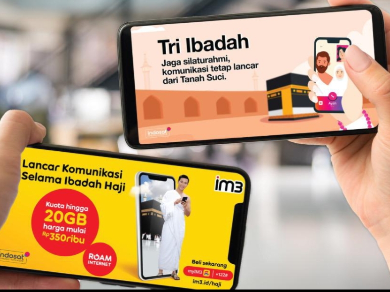 Indosat Hadirkan Paket Haji IM3 dan 3IBADAH, Cek di Sini Cara Aktifnya?