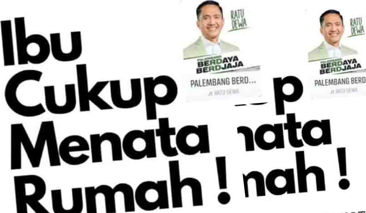 Ratu Dewa Bantah Keterlibatan Tim Kampanyenya di Banner 'Ibu Cukup Menata Rumah'