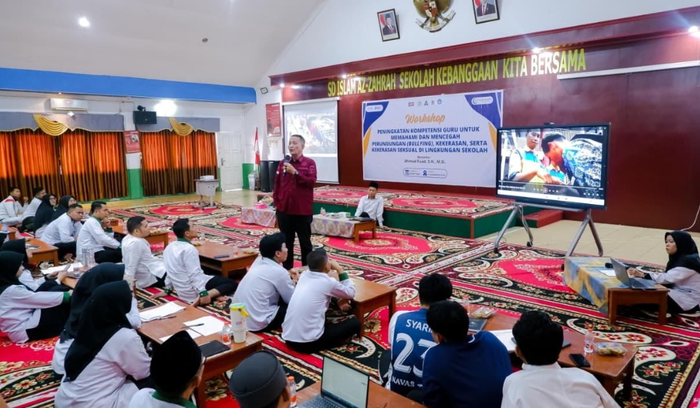 Kemenkum Sumsel Berikan Penyuluhan Hukum Cegah Perundungan kepada Guru SD di Palembang