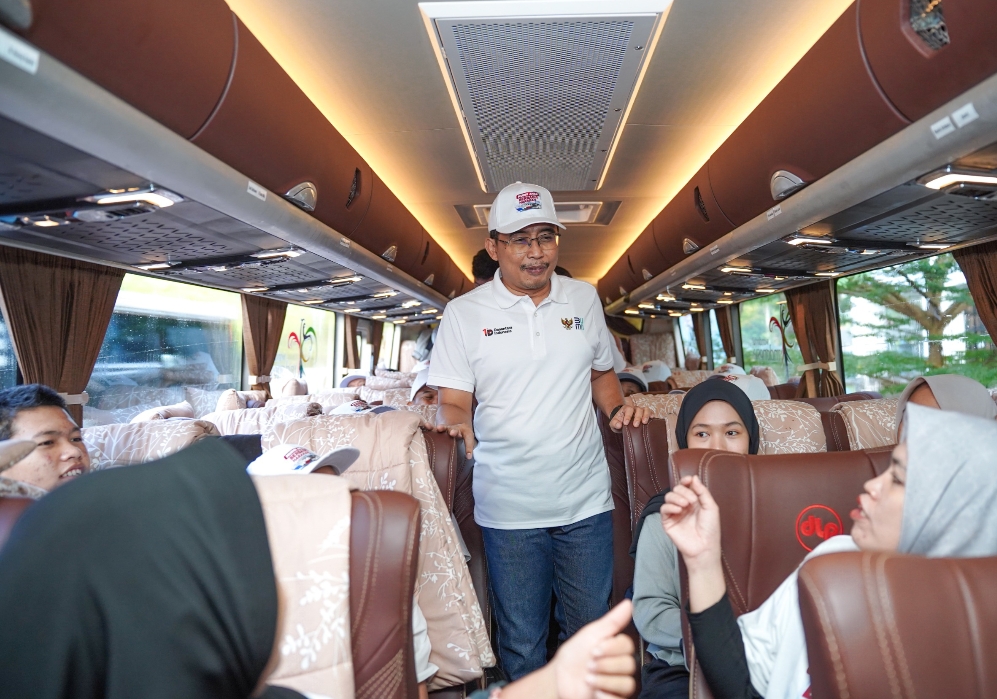 Jelang Idulfitri, Pusri Berangkatkan Peserta Mudik Gratis 2026, Melalui Program Mudik Aman Berbagi Harapan