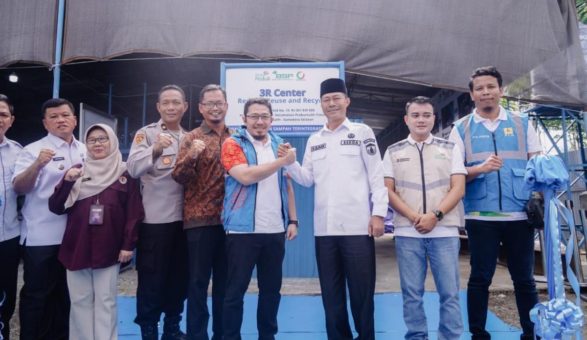 PLN UID S2JB Dorong Pengelolaan Sampah Berkelanjutan Lewat Bank Sampah Terpadu Berbasis Listrik di Prabumulih