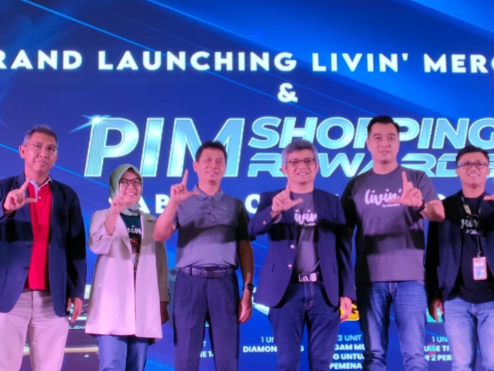Bank Mandiri Region II Launching Aplikasi Livin' Merchant Sekaligus Memulai PIM Shopping Rewards 2023
